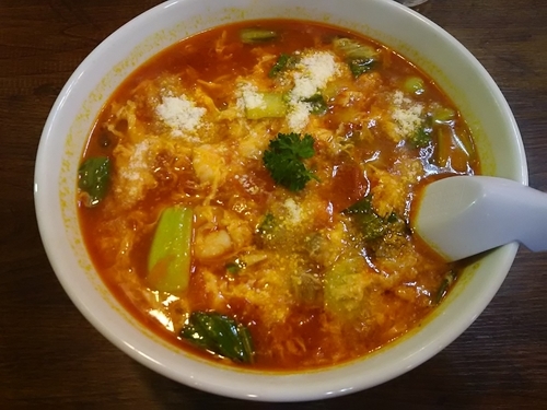 「トマトラーメン918円」@馬鹿旨の写真