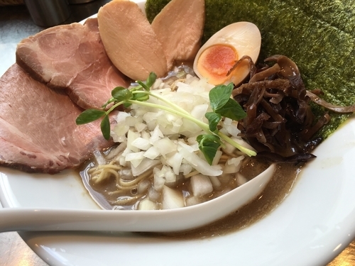 「濃厚煮干豚骨＋替え玉」@さんじの写真