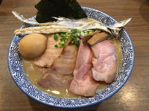 「【限定】太刀魚濃厚煮干しそば」@煮干しつけ麺 宮元の写真