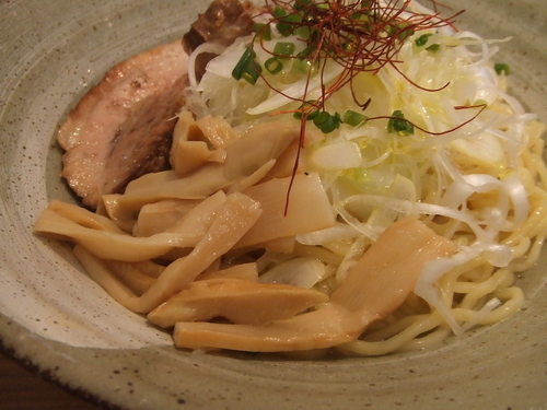 「【限定】冷やし塩まぜそば　７５０円」@らーめん勇の写真