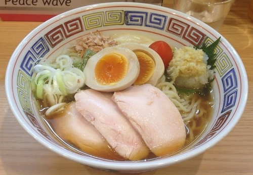 「こんぶダシ香る冷しそば(80食限定)＋温卵ごはん」@ほっこり中華そば もつけの写真