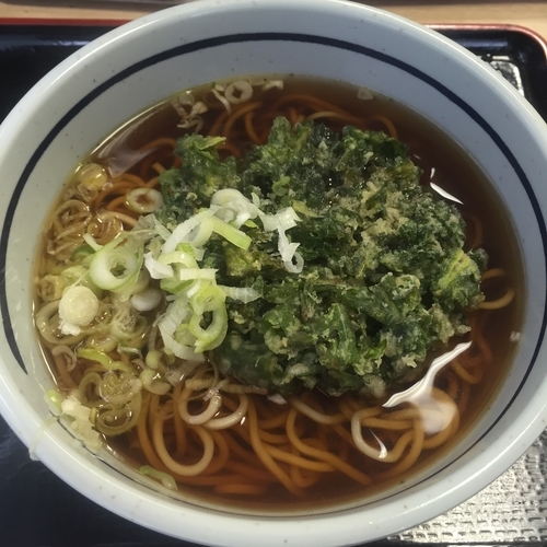「春菊天（￥390）」@吉そば 中目黒1号店の写真