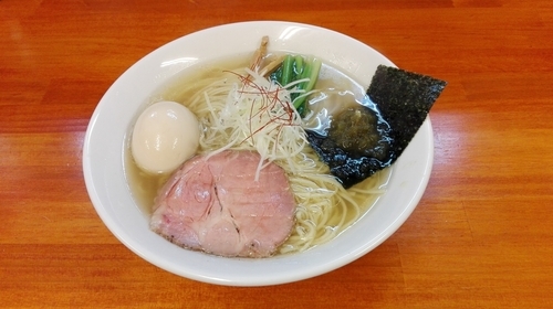 「魚介鶏だし塩らぁめん」@麺処 有彩の写真