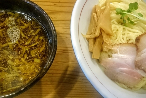 「柿酢のつけ麺(醤油)」@麺屋KABOちゃんの写真