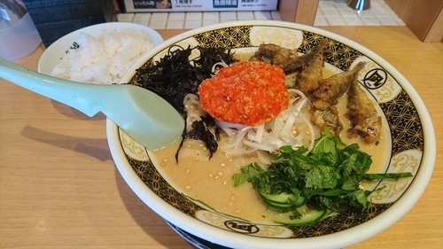 「【夏季限定】冷やしアジ太郎(ライス付)」@すごい煮干ラーメン凪 新宿ゴールデン街店 別館の写真