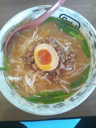 「ピリ辛肉みそラーメン」@なごみやの写真