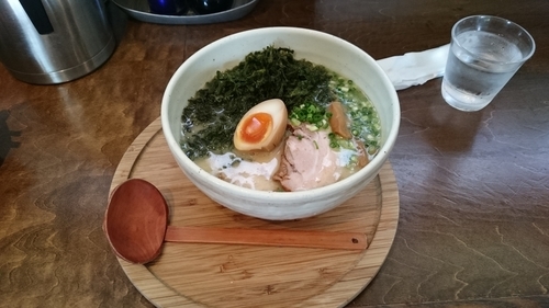 「岩のり塩ラーメン800円」@竹風 那須塩原店の写真