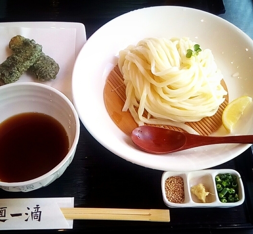 「ざるうどん」@麺一滴の写真