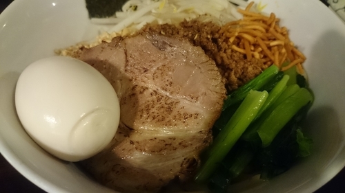 「特製汁無し担々麺」@自家製麺ほうきぼし 神田店の写真