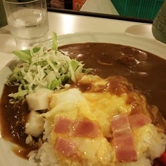 トタンにライスカレーの画像