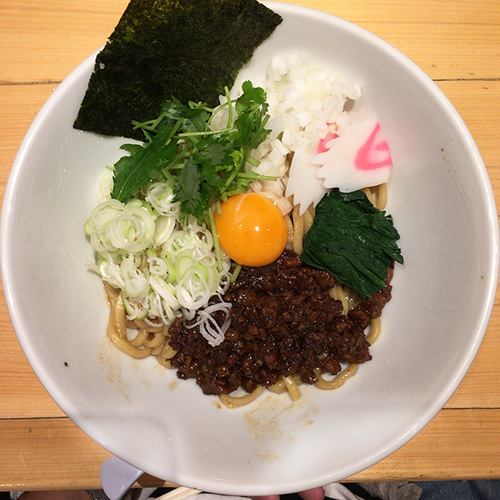 「まぜそば 並＋玉ネギ」@麺屋 薫風の写真