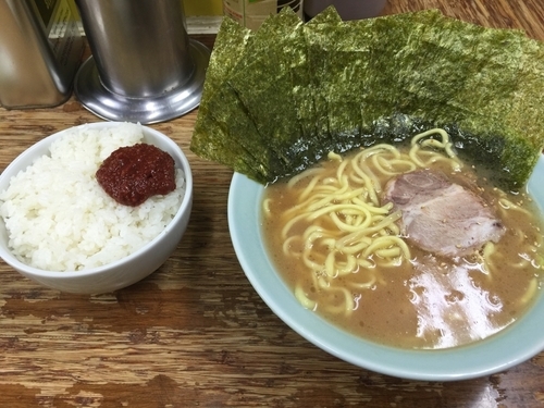 「のりラーメン＋ライス」@まこと家の写真