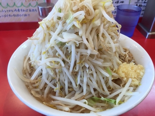 「小らーめん＋ヤサイ＋ニンニク」@麺屋 桐龍の写真