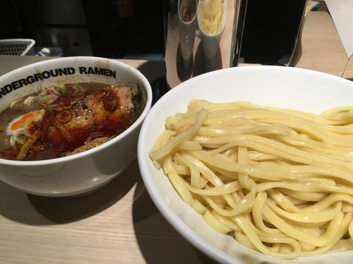 「特製 辛つけ麺 濃厚」@TOKYO UNDER GROUND RAMEN 頑者の写真