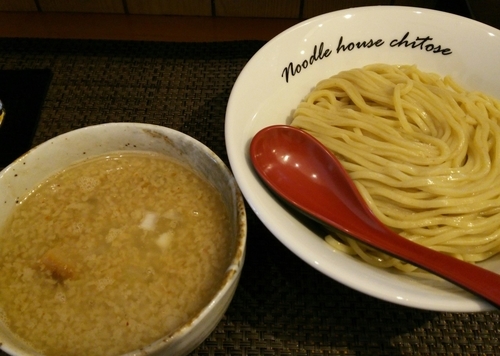 「背油魚介つけ麺（限定B）　750円」@麺庵ちとせの写真