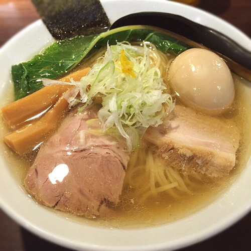 「味玉塩中華そば」@志奈そば 田なか Secondの写真