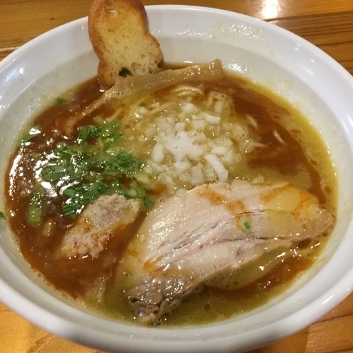 「鶏そば 海老風味」@はりけんラーメン 南店の写真