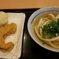 冷やかけ(420円)+天ぷら２品