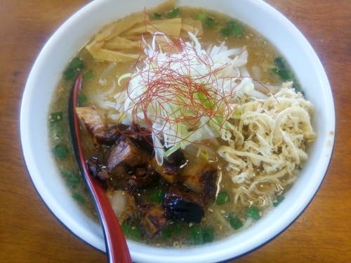 「味噌らーめん（鶏白湯）」@中華麺酒家 からっ風の写真