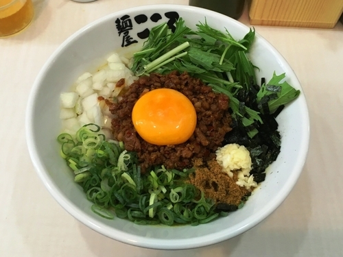 「チーズ入りカレー台湾まぜそば　940円」@麺屋こころ 金沢八景店の写真