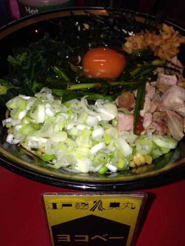 「限定  恵寿卵油そば」@家系ラーメン とらきち家の写真