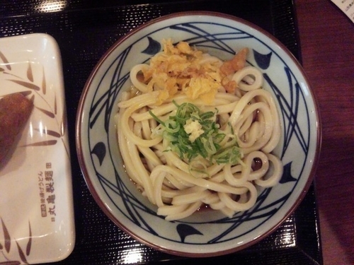 「ぶっかけ（温並）290円」@丸亀製麺 米沢店の写真