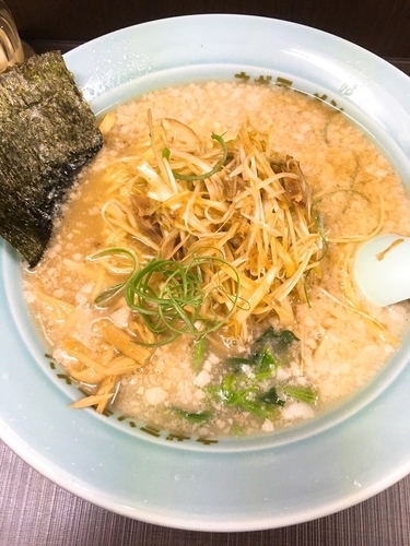 「ネギラーメン 中盛り」@ラーメンショップ椿 ひたちなか店の写真