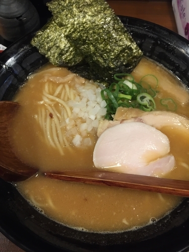 「濃厚黒鶏白湯らーめん、ニンニク、生姜」@麺匠 黒庸介の写真