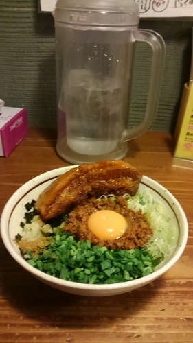 「トロ豚まぜそば　￥1080」@麺 酒 やまのの写真