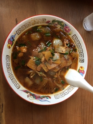 「アリランラーメン 中」@アリランらあめん 八平の写真