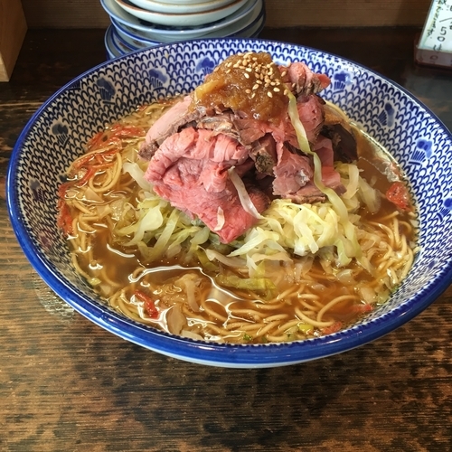 「牛そばローストビーフ（1000¥）」@ぐるまん野州男の写真