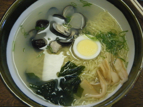 「特製しじみらーめん(大貝)1000円」@元祖しじみラーメン和歌山の写真