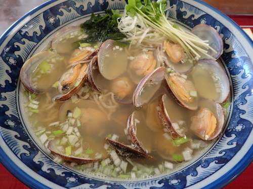 「黒あさりラーメン」@天然だしラーメン 潮の音の写真