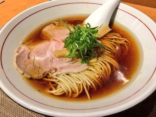 「醤油煮干そば」@柴崎亭の写真