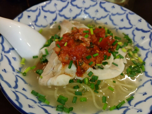 「【限定】梅と生姜の冷やしトムヤム850円」@づゅる麺 池田の写真