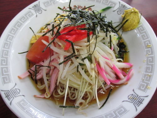 「冷し中華　「700円」」@たつみや食堂の写真