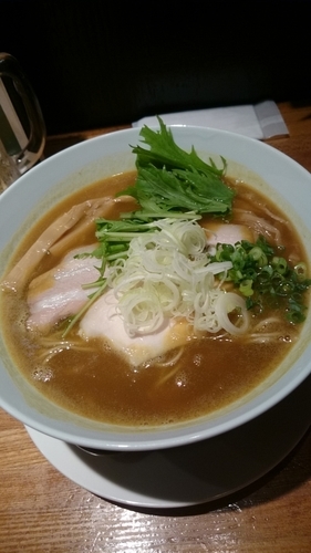 「(特注)和風カレーらぁめん ８５０円」@麺や 流れ星の写真