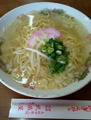 「素ラーメン」@武蔵屋食堂の写真