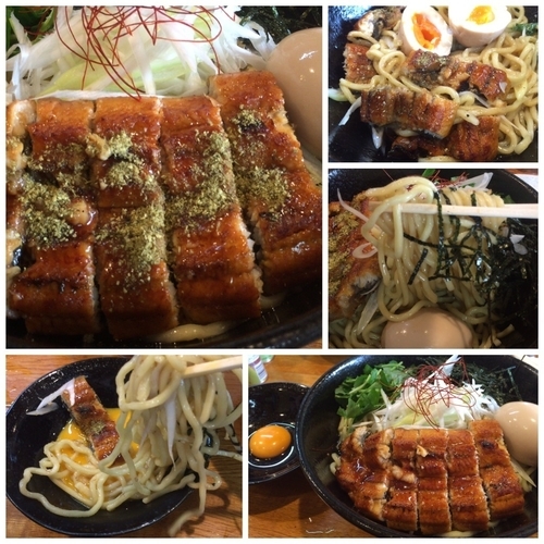 「【お盆限定】鰻まぜそば800円＋その他いろいろ」@麺屋 鶏口の写真