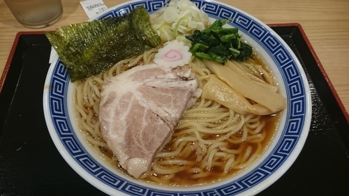 「中華そば（490円）＋大盛り（100円）」@舎鈴 北品川店の写真