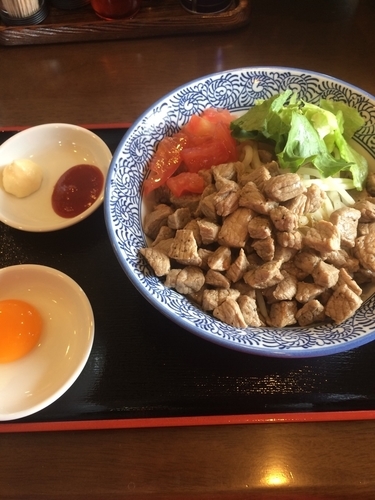 「プレミアムニューヨークまぜ麺+追い飯」@麺処 いぐさの写真