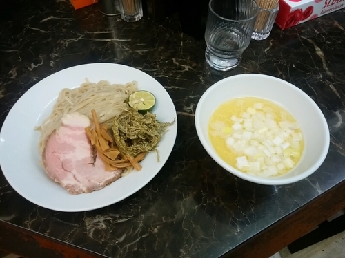 「薩摩地鶏白湯つけ麺」@らーめん えんやの写真