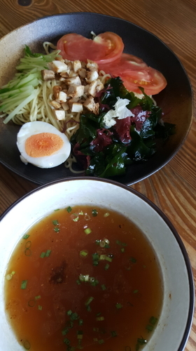 「涼冷麺(つけ麺)」@らーめんかなめの写真