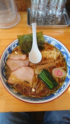 「ワンタン麺 840円」@白河手打中華そば 法隆の写真