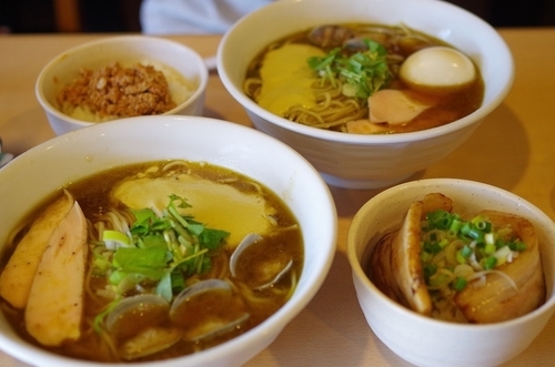 「あさりマー油の冷やしラーメン～あさりペーストを添えて～」@麺堂 稲葉 Kuki styleの写真