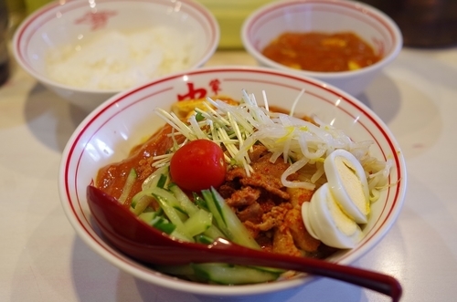 「蒙古涼麺880円+定食180円」@蒙古タンメン 中本 亀戸店の写真