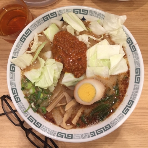 「辛辣麺」@桂花ラーメン 幡ヶ谷北口店の写真
