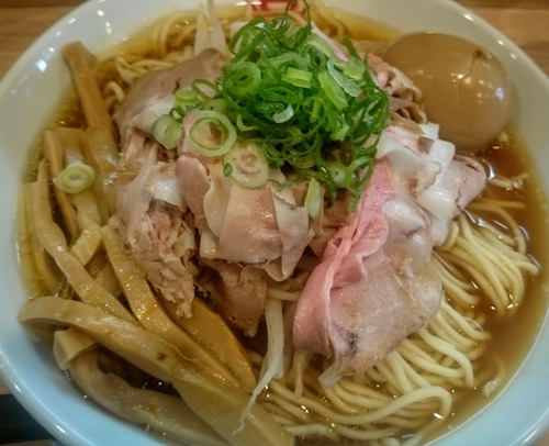 「肉汁中華ソバ（醤油）」@百年本舗 秋葉原総本店の写真