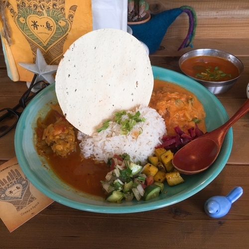 「重ね煮カレープレート（3種）」@Curry & Spice 青い鳥の写真