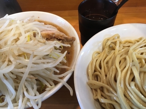 「シークワーサーつけ麺＋うずら【980円】」@ラーメン二郎 八王子野猿街道店2の写真